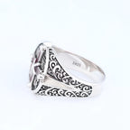 Jesus Christ Cross Ring — 925 Silver