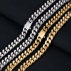 Cuban Link Chain Necklace & Bracelet 10mm — Stainless Steel
