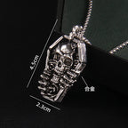 Ghost Steel Pendant Punk