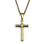 Cross Steel Pendant Christian Punk Biker