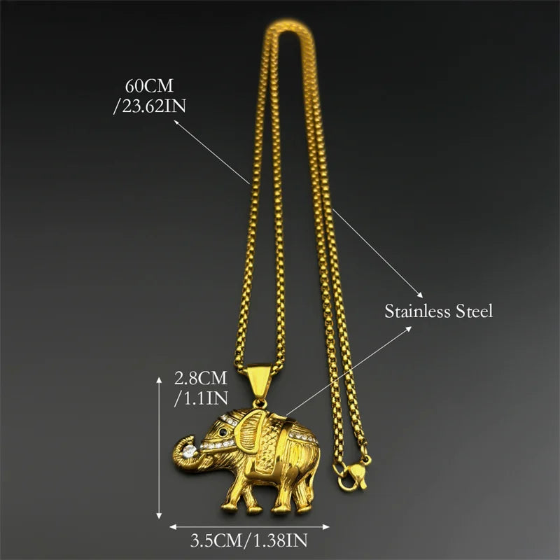 Iced Out Steel Pendant Lovely Faja Rhinestone