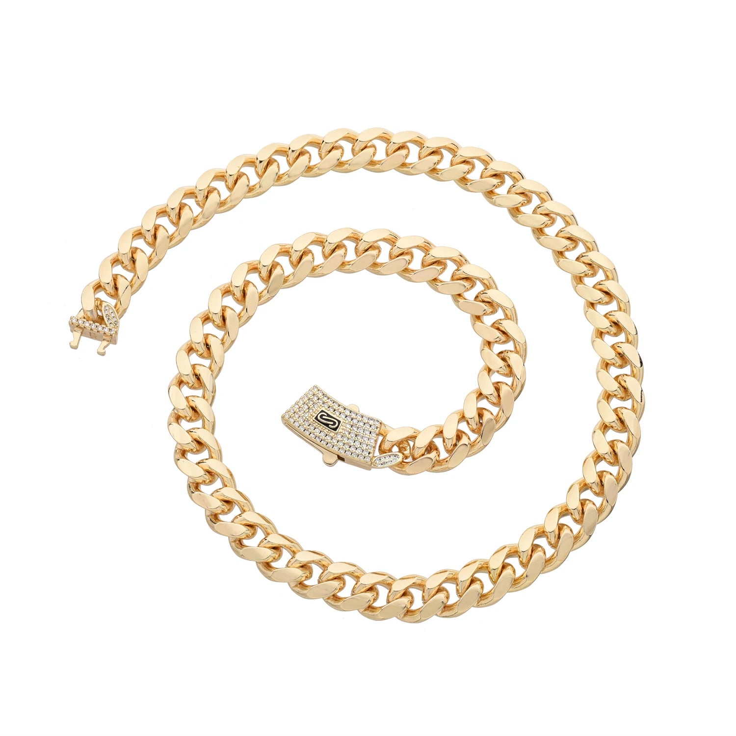Monaco Cuban Chain Necklace — Stainless Steel