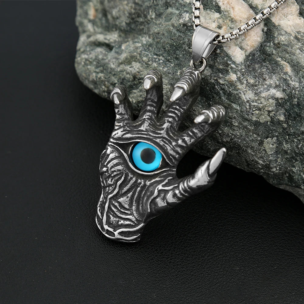 Demon Claw Pendant Necklace — Stainless Steel