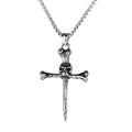 Men's Personality Is Cool, Ha's New Large Wing Pendant, Copper Inlaid Zircon Fashionable Street Necklace Trend