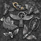 Angel Wing Pendant Necklace — Stainless Steel