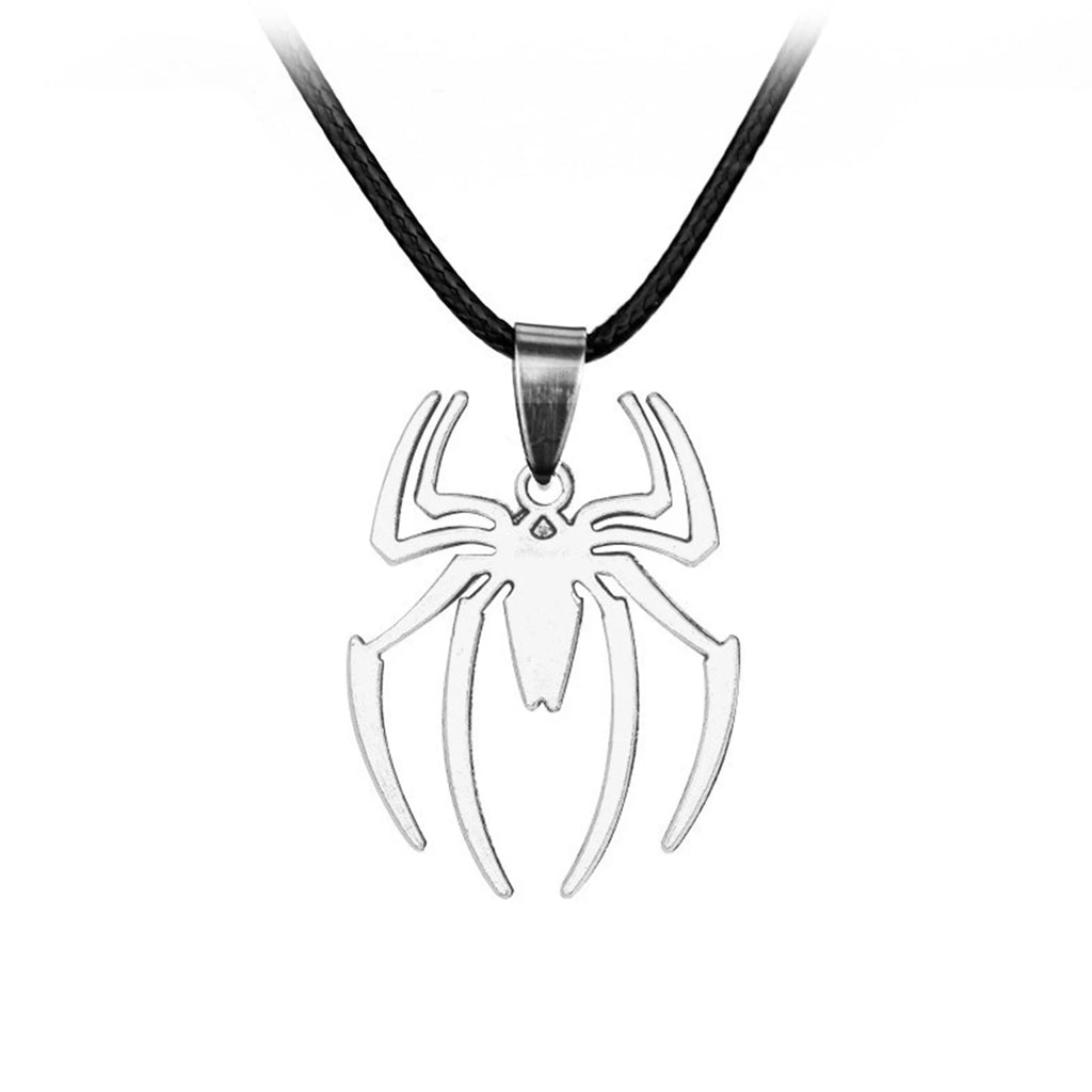 Cute Spider Animal Pendant Necklace for Girls Silver Color Chain Necklace Y2K Style Women Neck Accessories Trendy