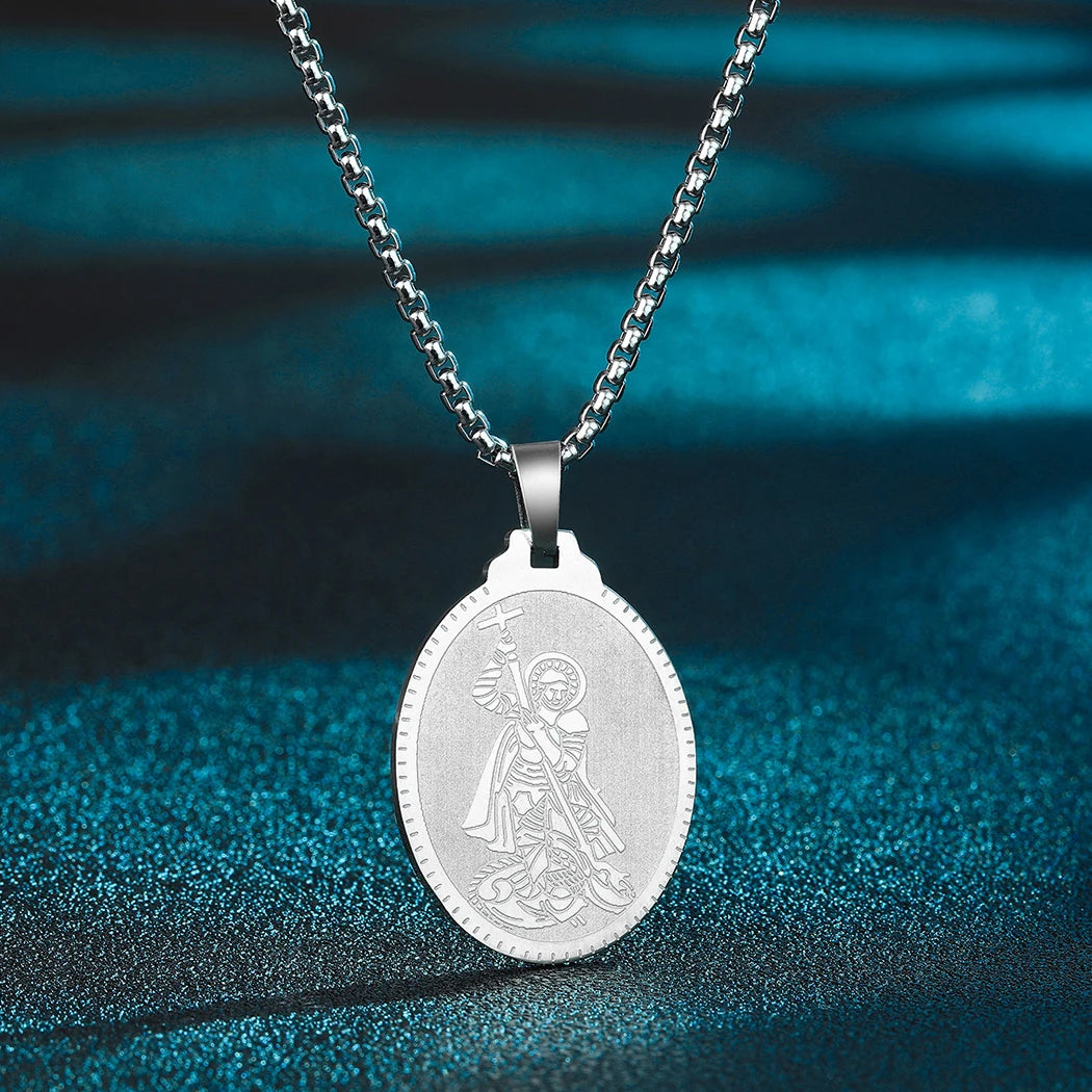 Lion of Judah Coin Pendant Necklace