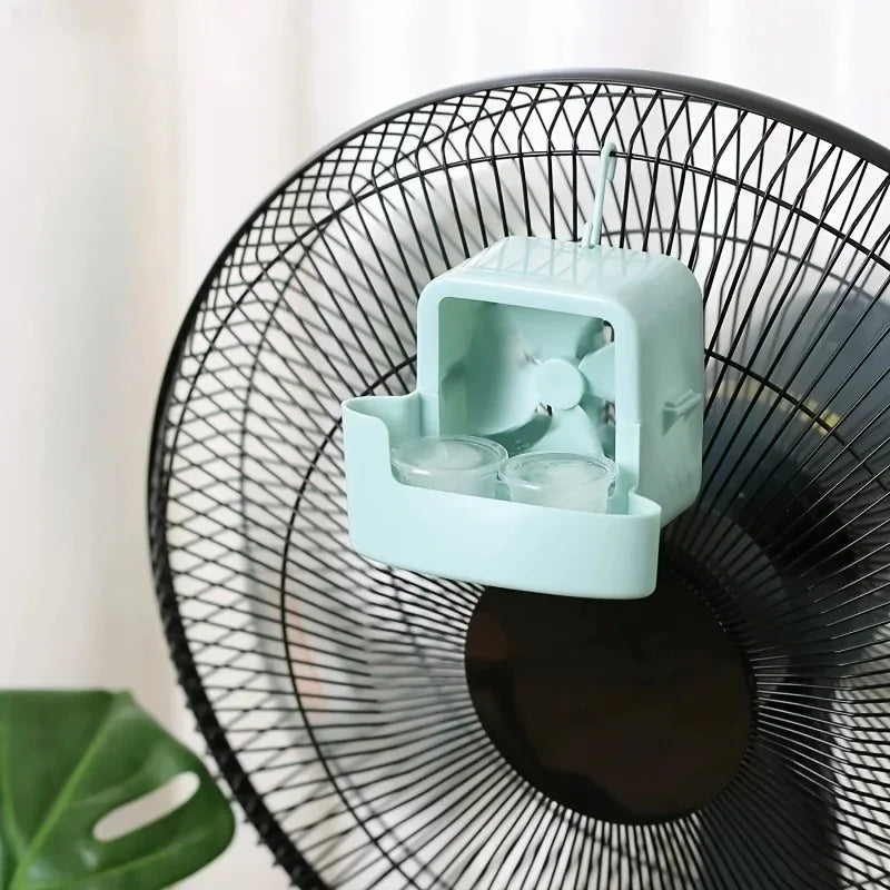 Fan Humidifier Cooler, Household Floor Fan with Water Cooling, Dorm Desktop Mini Air Conditioner Fan, Summer Heat