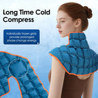 Hot Cold Compress Therapy Shoulder Wrap Self-absorbing Large Ice Pack Pad Back Neck Massage Cushion For Sport Muscle