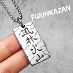 Art of War Furinkazan Pendant — Stainless Steel