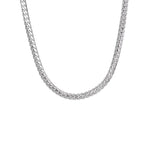 New 925 Sterling Silver Necklace 5MM Side Chain for Men Women Wedding Jewelry Luxury Fashion Style Engagement High Quality Gifts