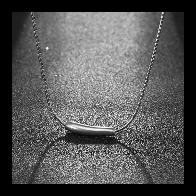 Snake Bone Necklace — Stainless Steel
