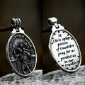 St Christopher Men's Patron Saint Of Time Travelers Archangel Michael dragon slayer st george Pendant Chain Necklace