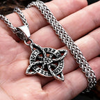Valknut Steel Pendant Nordic Celtic Knot 316L