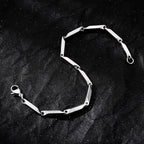 Stainless Steel Melon Seed Chain Bracelet For Men Women Punk Gothic Hiphop Accessories Trendy Unisex Designer Jewelry