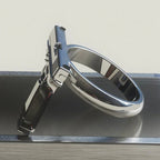 Imitation Gun Biker Ring — Stainless Steel