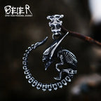 Snake Stainless Steel Pendant Necklace