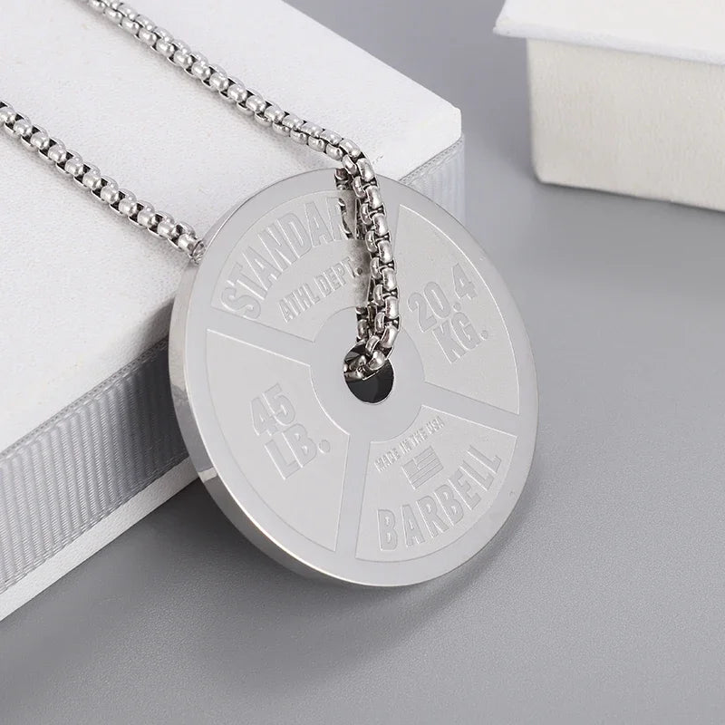 Hip Hop Military Style Stainless Steel Dog Tag Pendant Necklace for Men Women Gold Plated Personalized Id Card Name