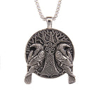 Odin Steel Chain Nordic Mythology Double Crow