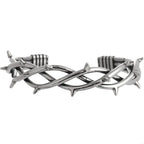 Adjustable Open Spiked Gothic Punk Bracelet Copper Plating Fashion Accessory