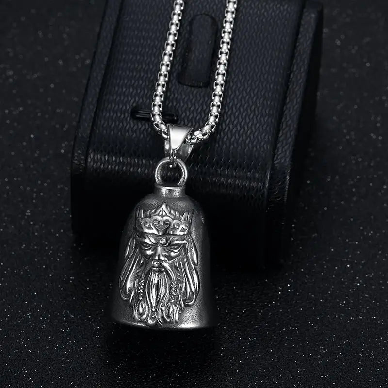 Odin Steel Pendant Retro Punk Motorcycle