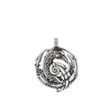 Viking Odin Raven Pendant — Stainless Steel