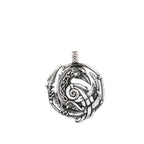 Viking Odin Raven Pendant — Stainless Steel