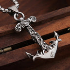 Viking Anchor Pendant — 316L Stainless Steel