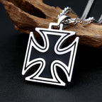 Cross Pendant — Stainless Steel