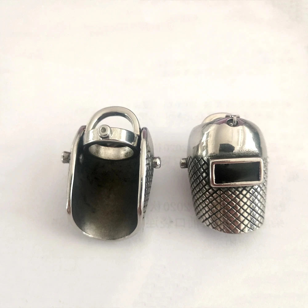 Fashion Punk Style Mask Men's Pendant Titanium Steel Hanging Neck Jewelry Student Hipster Hot Sale