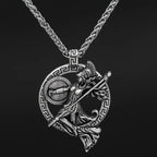 Greek Mythology Athena Sparta Pendant Necklace — 60cm Chain