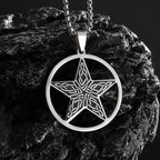 Witchcraft Pentagram Pendant Necklace — Stainless Steel