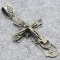 Orthodox Cross Stainless Steel Pendant Necklace