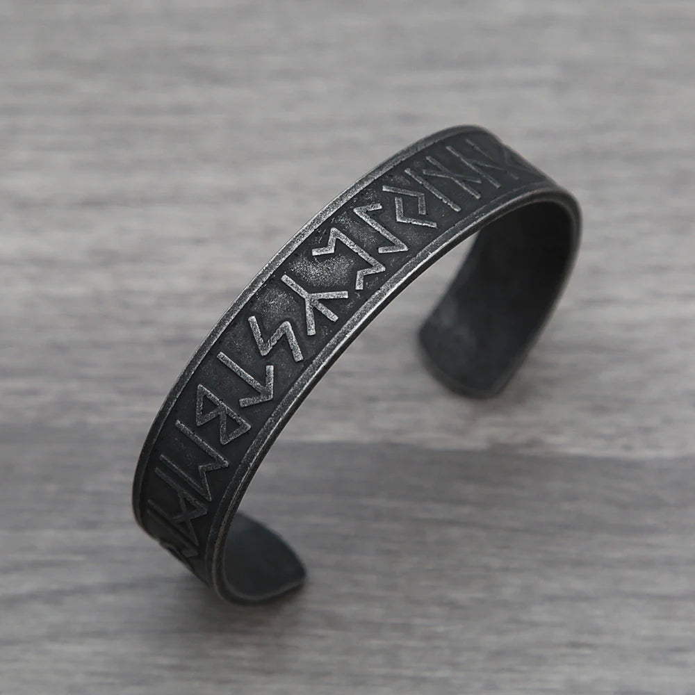 Nordic Rune Bracelet — Stainless Steel