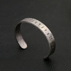Viking Rune Open Bracelet — 316L Stainless Steel