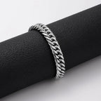 Stainless Steel Men's Bracelet Hip Hop Cuban Chain Titanium Steel Bracelet Simple Jewelry Fashion Hand Jewelry