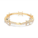 Iced Out Tennis Bracelet Thorn CZ