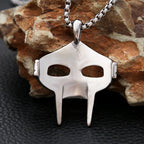 Vintage 316L Stainless Steel Mf Doom Mask Pendant Necklace Men's Punk Egyptian Pharaoh Necklaces Fashion Jewelry Gifts