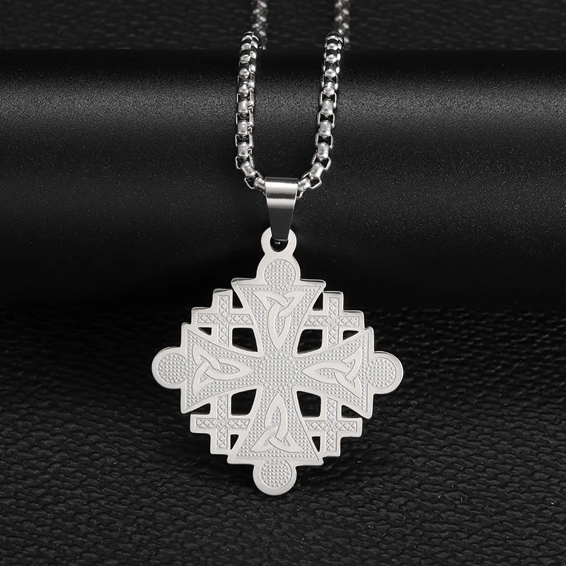 Viking Stainless Steel Pendant Necklace