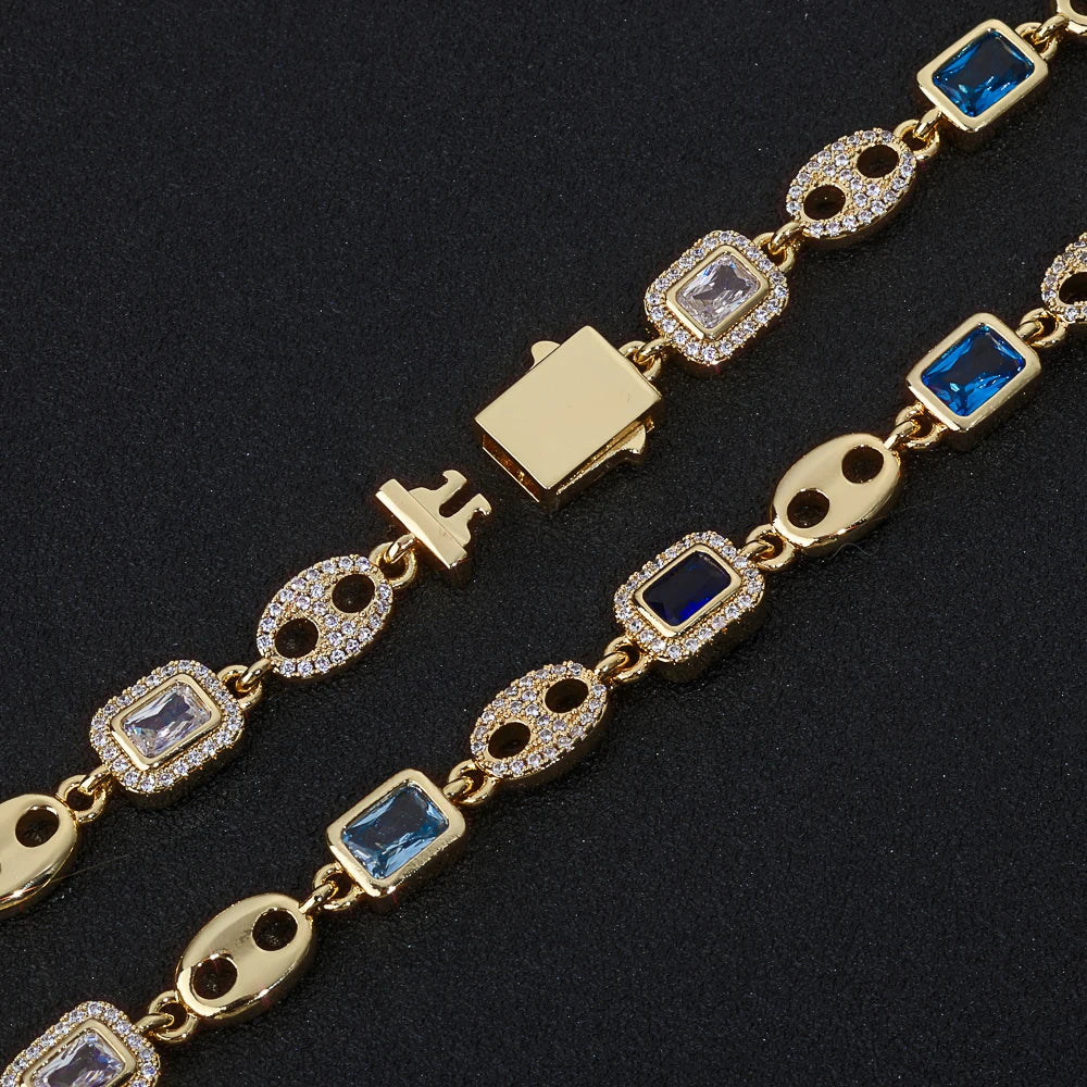 Iced Out Cuban Bracelet Stainless Steel 8MM