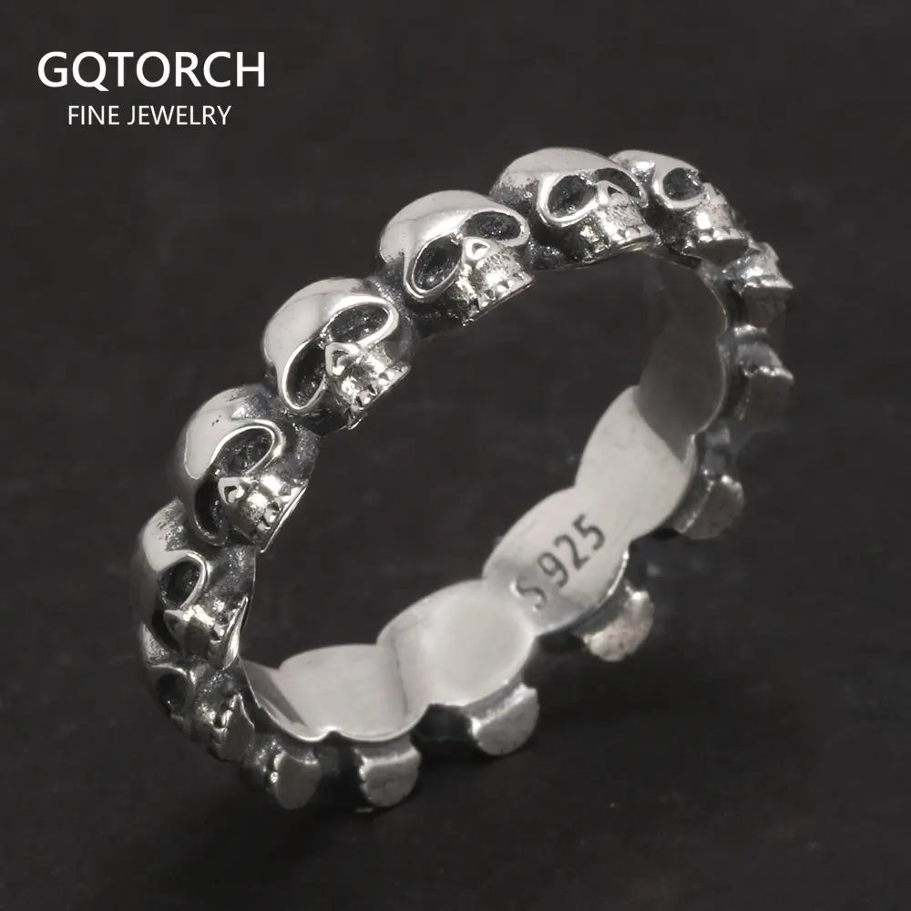 Skull Ring — 925 Silver Punk Couple