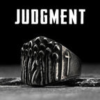 Cross Bible Ring Black — Stainless Steel