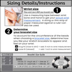 Skull Bead Elastic Bracelet — Stainless Steel