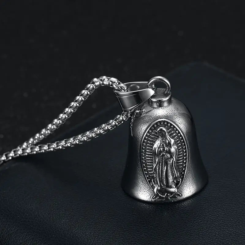 Moto Bell Steel Pendant Retro Punk Motorcycle