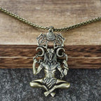 Cernunnos Horned God Pendant Necklace