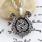 Viking Dragon Pendant — 925 Silver