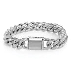 NUOYA Men Fashion Cuban Link Necklace Stainless Steel PVD Plated 8/10/12/14mm Cuban Chain Jewellery Personalized Free Laser Logo
