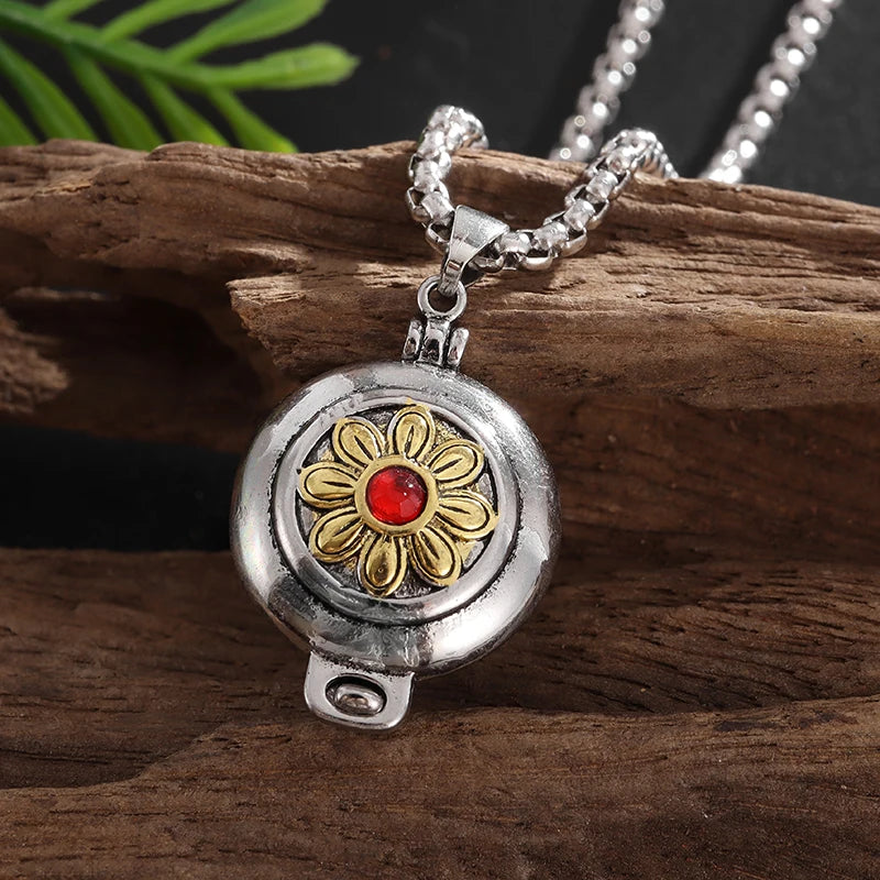 Vajra Pendant Necklace — Stainless Steel