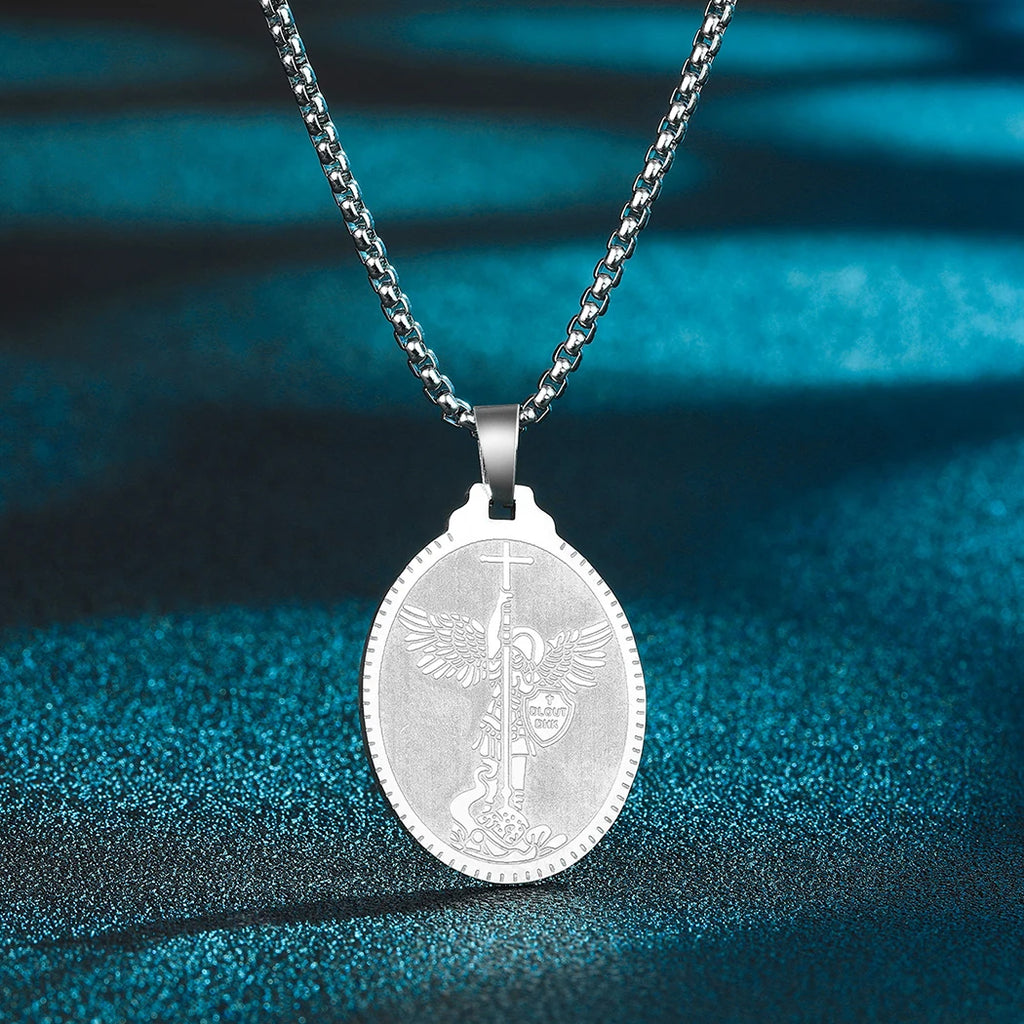 Lion of Judah Coin Pendant Necklace