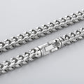 Hip-Hop Men's Necklaces Rainbow Gold Color 8/10MM Wide Stainless Steel Link Neck Chains for Men Birthday Jewelry Gift